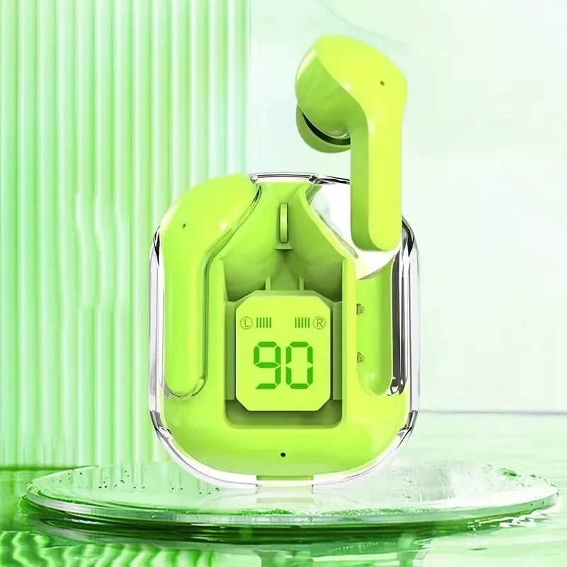 Wireless Bluetooth Transparent Headphones LED