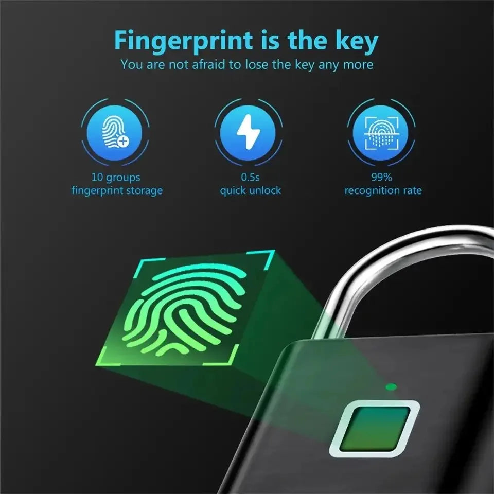 Keyless USB Charging Fingerprint Lock Smart