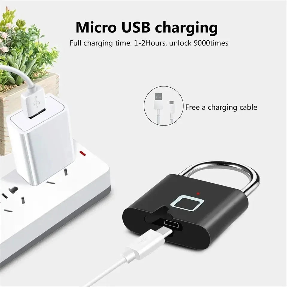 Keyless USB Charging Fingerprint Lock Smart