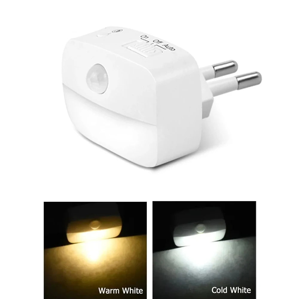 LED Night Light Plug In Smart Motion Sensor