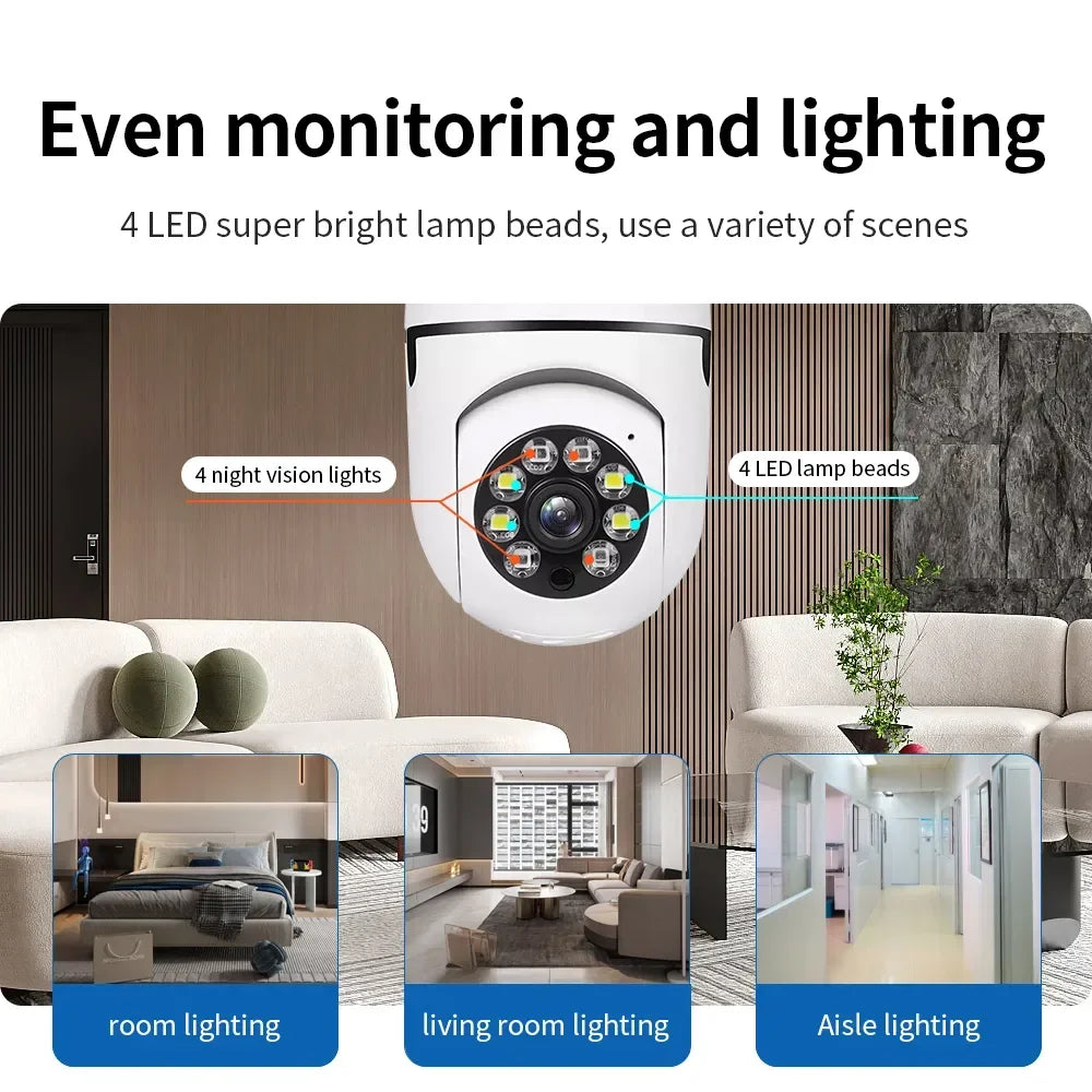 Wifi Camera Night Version Security Protection 360° HD