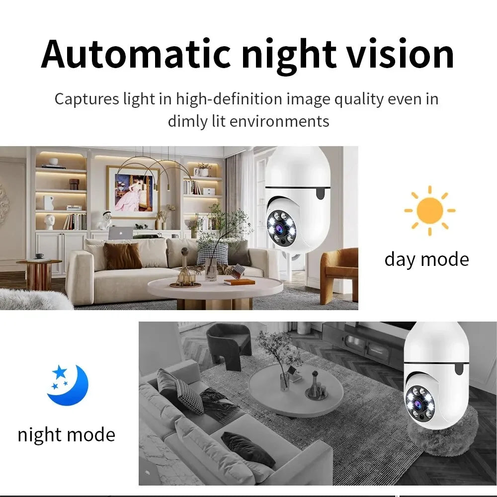 Wifi Camera Night Version Security Protection 360° HD