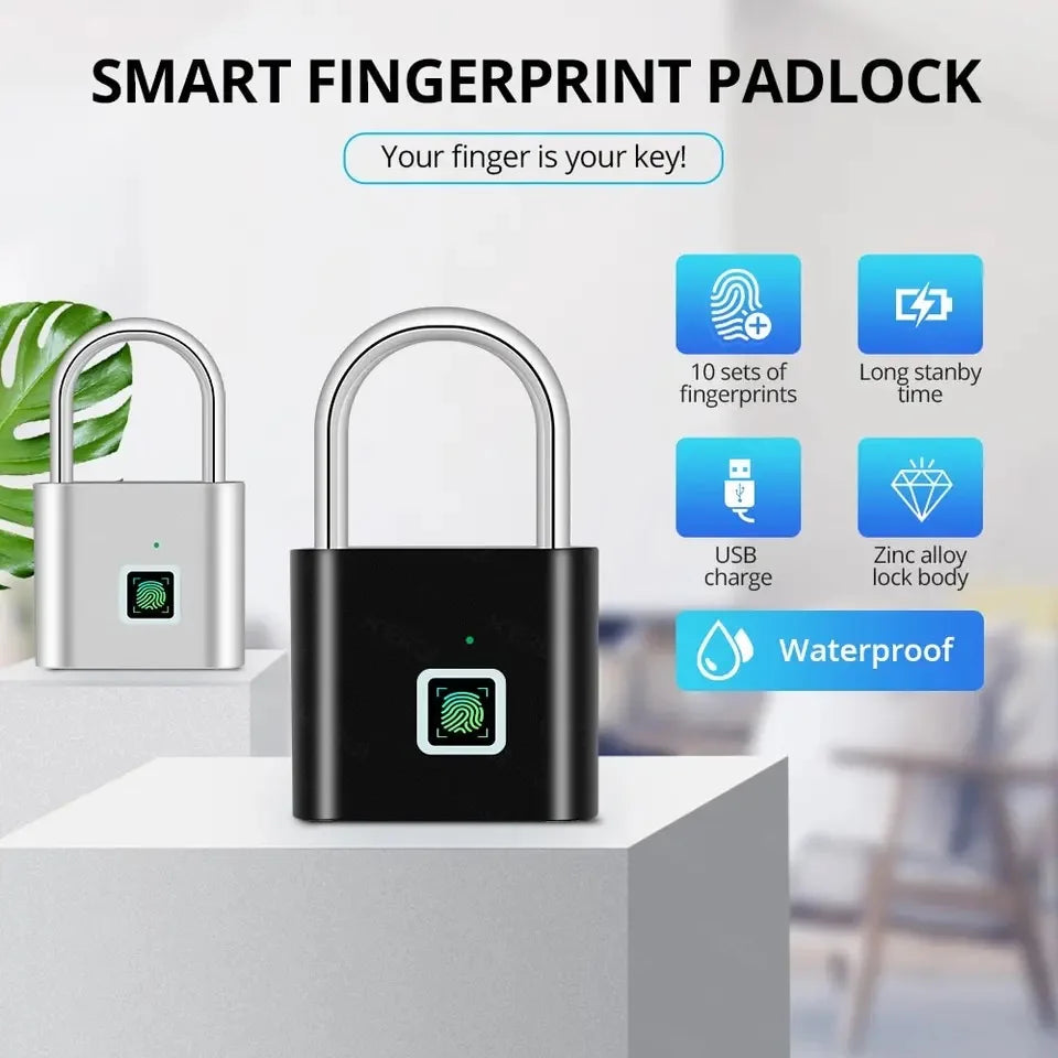 Keyless USB Charging Fingerprint Lock Smart