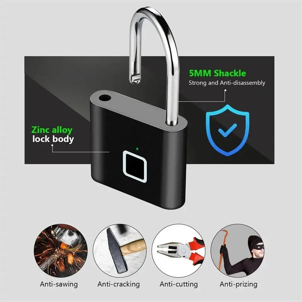 Keyless USB Charging Fingerprint Lock Smart