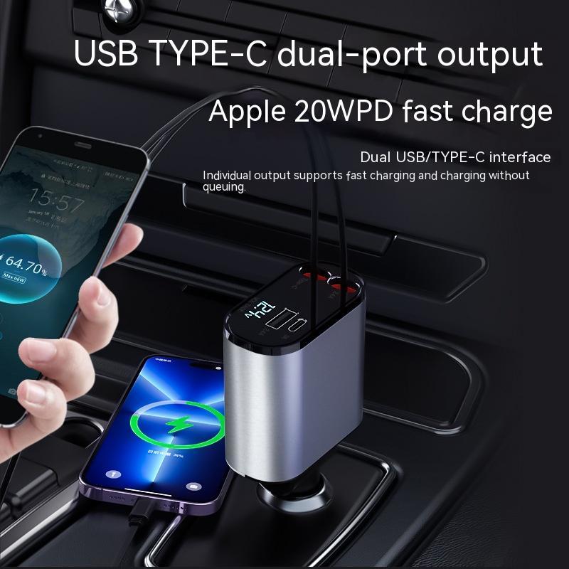 Super Fast Metal Car Charger TYPE C 100W